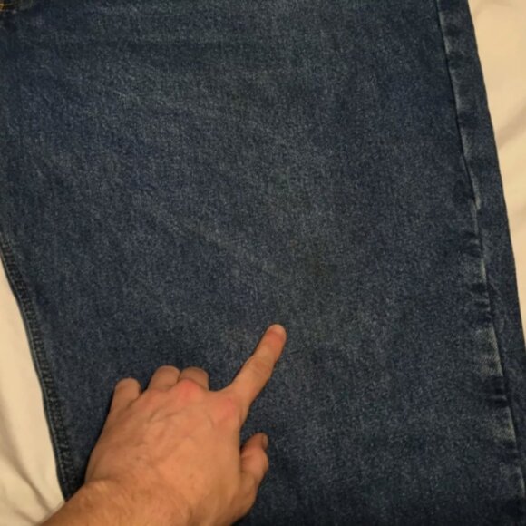 50x32 CARHARTT 8172 DST RELAXED FIT MED WASH BIG/TALL WORK DENIM JEANS IG 812 - Picture 8 of 12